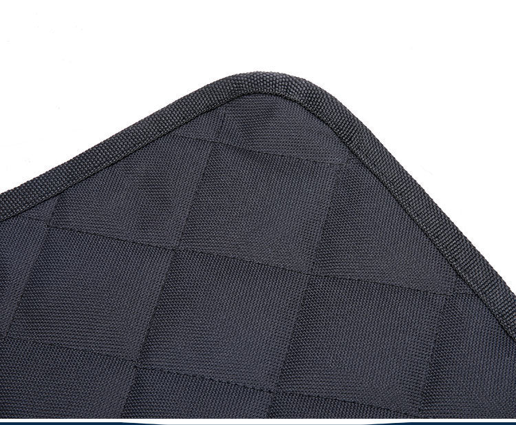 Dog Car Seat Cover - Hammock Style w/ Mesh Window, Zipper, & Storage Pocket