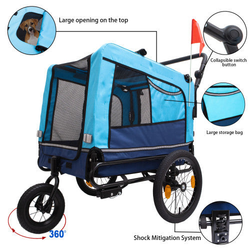 Luxury Pet Stroller – First-class comfort for your furry friend. Premium fabrics, smooth suspension, and a sleek foldable design for stylish strolls anywhere.