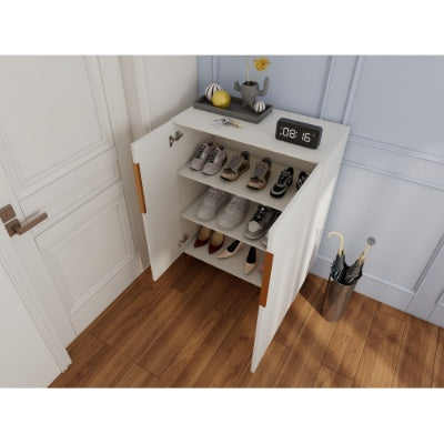 Luxury Modern White Sideboard Cabinet With Gold Handles For Kitchen, Dining Room Furniture Organizer
