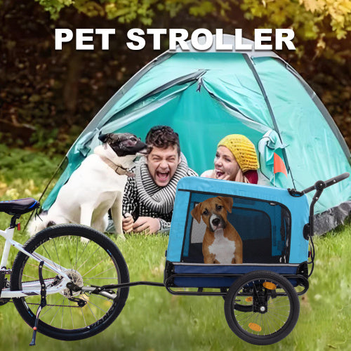 Luxury Pet Stroller – First-class comfort for your furry friend. Premium fabrics, smooth suspension, and a sleek foldable design for stylish strolls anywhere.