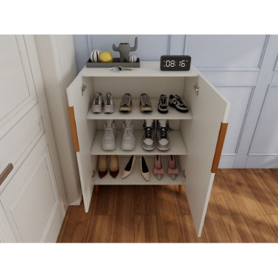 Luxury Modern White Sideboard Cabinet With Gold Handles For Kitchen, Dining Room Furniture Organizer