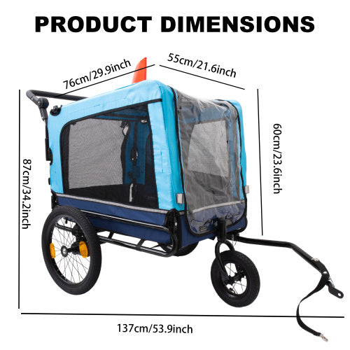 Luxury Pet Stroller – First-class comfort for your furry friend. Premium fabrics, smooth suspension, and a sleek foldable design for stylish strolls anywhere.