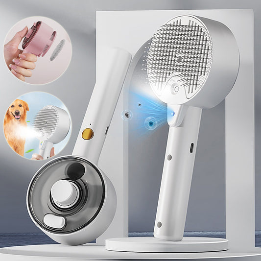 Animal Hair Remover Brush Dog And Cat Steam Brush Pet Self Cleaning Dog Brush Grooming Removes Cat Hairs Cat Dog Accessories Pet Products ,must put direct address no PO box