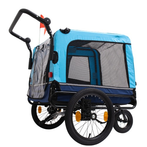 Luxury Pet Stroller – First-class comfort for your furry friend. Premium fabrics, smooth suspension, and a sleek foldable design for stylish strolls anywhere.